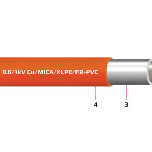 Cáp điện 1 lõi chống cháy không có giáp bảo vệ 0.6/1 kV - Cu/Mica/XLPE/FR-PVC