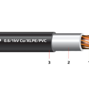 Cáp điện 1 lõi không có giáp bảo vệ 0.6/1 kV - Cu/XLPE/PVC