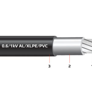 Cáp điện 1 lõi ruột nhôm không có giáp bảo vệ 0.6/1 kV - AL/XLPE/PVC