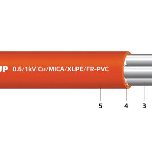 Cáp điện 2, 3, 4 lõi chống cháy không có giáp bảo vệ 0.6/1 kV - Cu/Mica/XLPE/FR-PVC