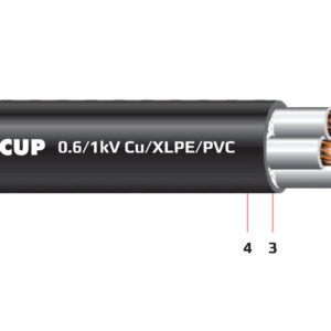 Cáp điện 4 lõi không có giáp bảo vệ 0.6/1 kV - Cu/XLPE/PVC