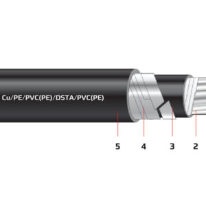 Cáp thông tin tín hiệu không có giáp bảo vệ 0.6/1 kV - Cu/PE/PVC(PE)