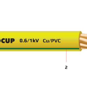 Dây điện 1 lõi bọc cách điện PVC 0.6/1 kV - Cu/PVC