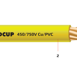 Dây điện 1 lõi bọc cách điện PVC 450/750 V - Cu/PVC