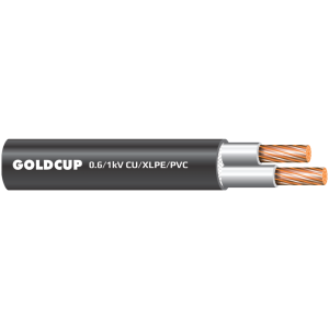 0.6/1 kV - Unarmoured 2 cores cables - Cu/XLPE/PVC