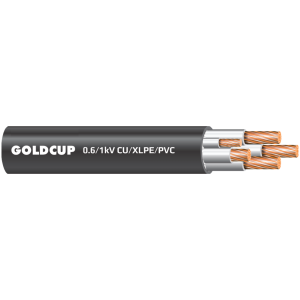 0.6/1 kV - Unarmoured 5 cores with reduced neutral core cables - Cu/XLPE/PVC