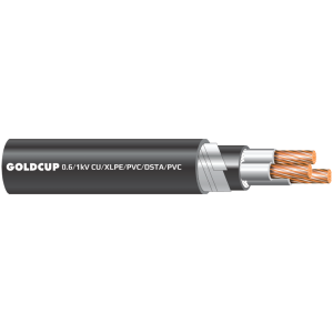 0.6/1 kV - Armoured 3 cores cables (Underground Cable) - Cu/XLPE/PVC/DSTA/PVC
