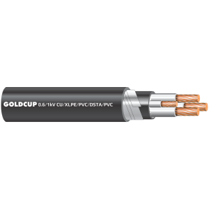 0.6/1 kV - Armoured 4 cores with reduced neutral core cables (Underground Cable) - Cu/XLPE/PVC/DSTA/PVC