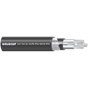 0.6/1 kV - Armoured 4 cores Aluminum conductor with reduced neutral core cables (Underground Cable) - AL/XLPE/PVC/DSTA/PVC