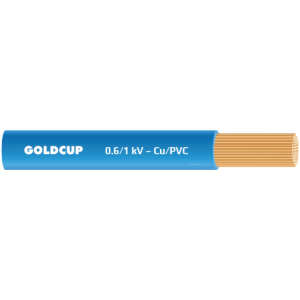 0.6/1kV - PVC insulated flexible single core wire - Cu/PVC